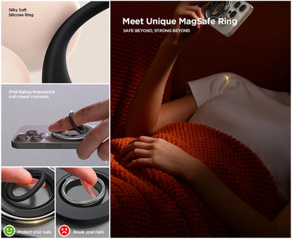 MagSafe Phone Ring Holder With Durable Silicone Grip - Smarsty