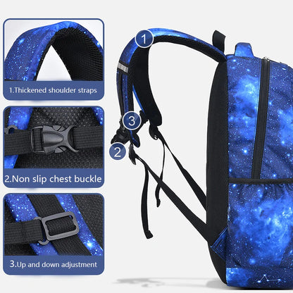 Waterproof Kids Backpack Starry Sky For Boys And Girls - Smarsty