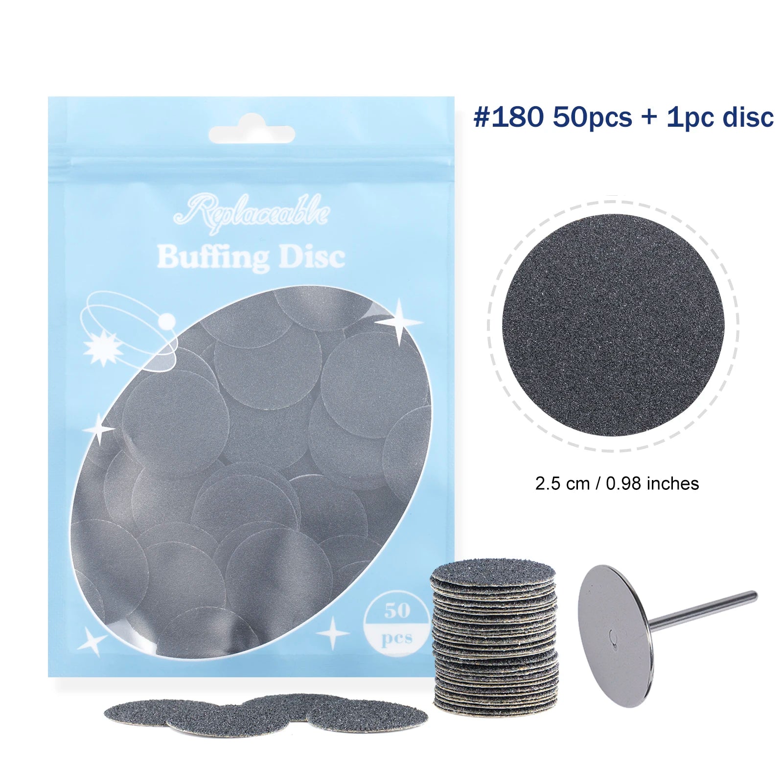 Replaceable Sandpaper Pedicure Discs for Smooth Feet - Smarsty