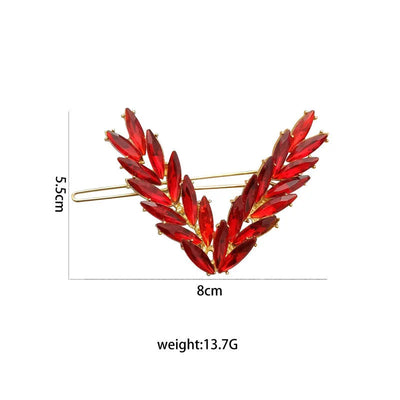 Luxury Crystal Hair Clip for Women with V Shape Design - Smarsty