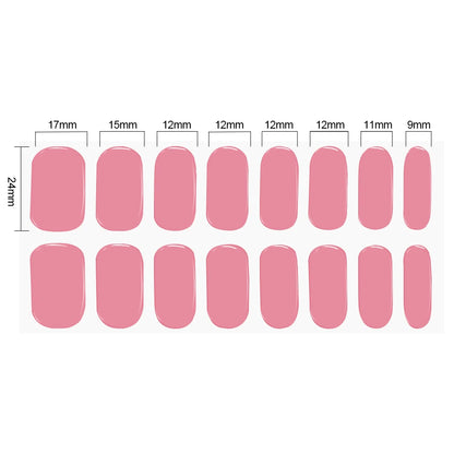 Long-Lasting Semi-Cured Gel Nail Stickers for Easy Application - Smarsty