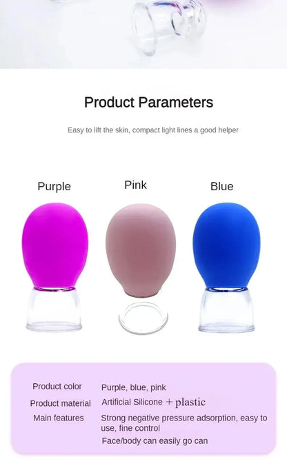 Silicone Cupping Massage Set for Anti-Aging Treatment - Smarsty