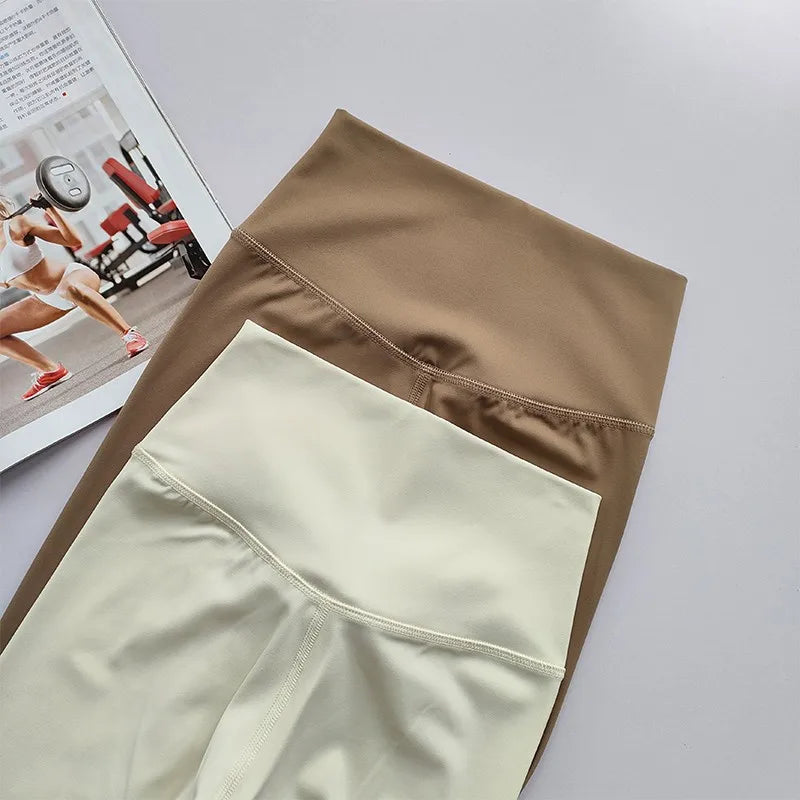High Quality Sport Leggings For Women High Waist Yoga Leggings Soft Breathable Sports Tights Leggings Fitness Gym Elastic Pants - Smarsty