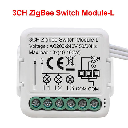 GIRIER Tuya ZigBee Smart Switch Module No Neutral Required - Smarsty