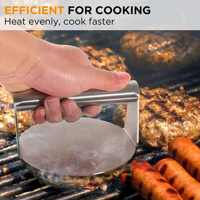 1pc Stainless Steel Hamburg Meat Press Hamburger Press Kitchen Gadgets Meat Pie Make Kitchen Accessories Cooking Accessories by Smarsty