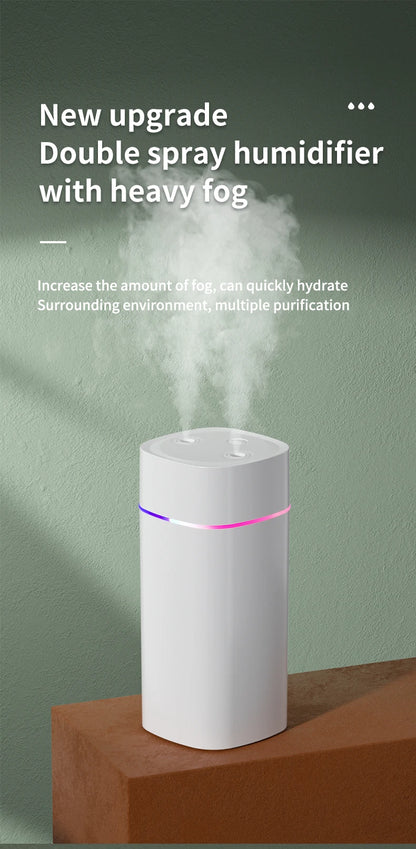 USB Essential Oil Humidifier with Double Spray Mist - Smarsty