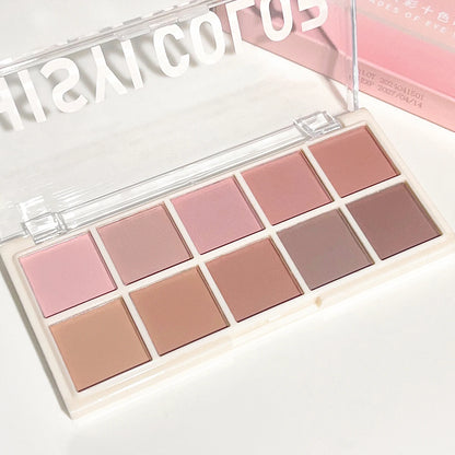 Star Rejuvenation Ten-Color Eye Shadow Palette Matte Finish - Smarsty