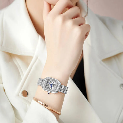 Light Luxury Gold Stainless Steel Women's Quartz Watch - Smarsty