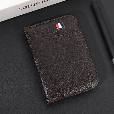 Portable Super Slim Soft Wallet for Men PU Leather Mini ID Credit Card Wallet Purse Card Holders Wallet Thin Small Short Wallets - Smarsty