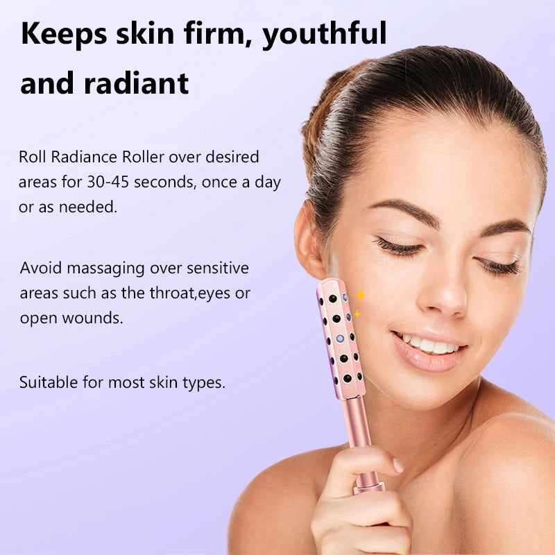 24 Germanium Face Massage Roller for Skin Care - Smarsty