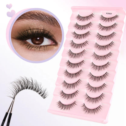 YSDO Natural Full Cat Eye False Eyelashes 3D Effect - Smarsty