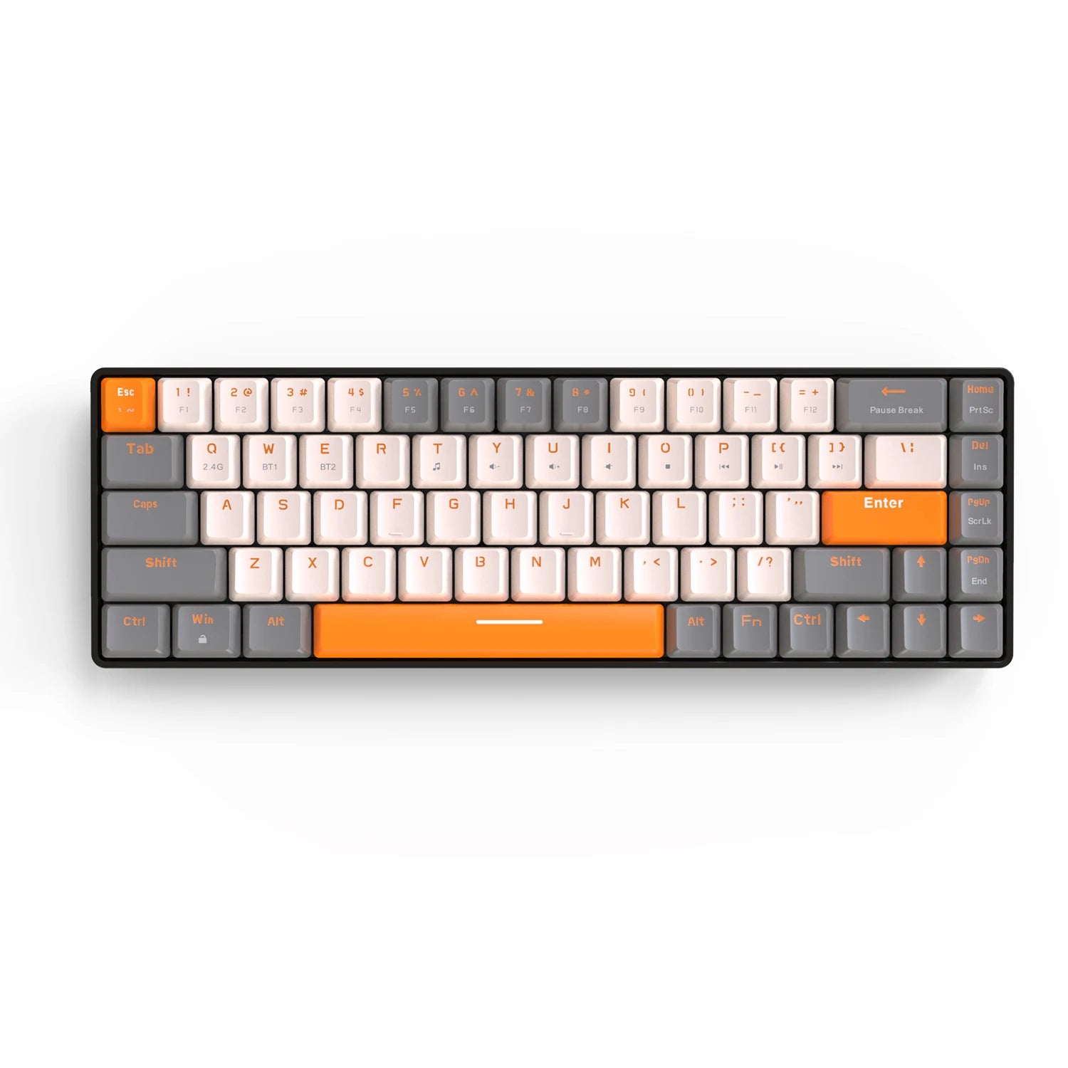 Wireless 60 Percent Mechanical Keyboard Bluetooth Hot Swap