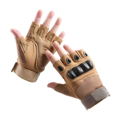 Half Finger Tactical Hunting Gloves Anti Skid Breathable - Smarsty