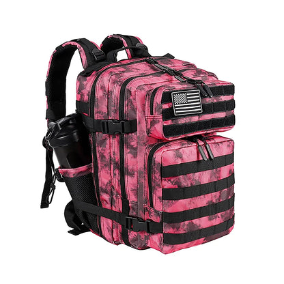 LHI 45L/35L/25L Tactical Backpack for Men and Women Waterproof Athlete Gym Outdoor Bag Travel Hiking Rucksack with Bottle Holder - Smarsty