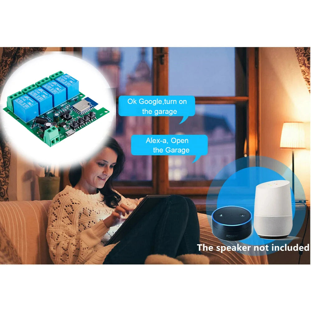 Zigbee Smart Home Relay Module for Alexa Control - Smarsty