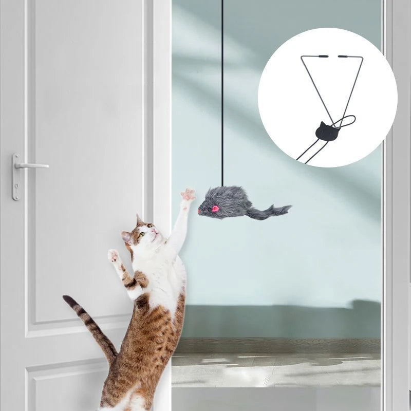 Hanging Cat Toy Stick for Jumping Fun - Smarsty