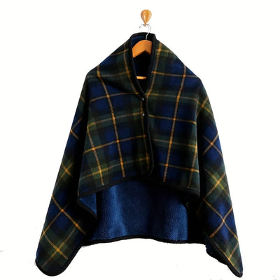Wearable Flannel Shawl Blanket for Cozy Comfort - Smarsty