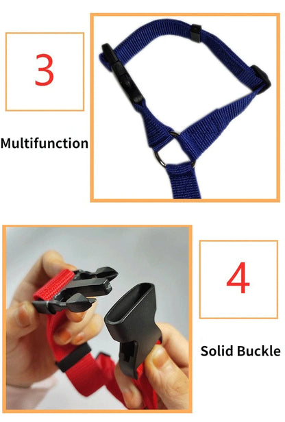 Adjustable Two-in-One Pet Car Seat Belt Harness - Smarsty