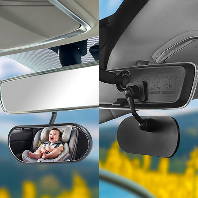 Baby Car Mirror Wide Angle Backseat Monitor Automotive Rearview Baby Observation Mirror Car Interior Accessories