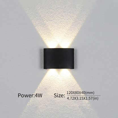 Modern LED Wall Light Waterproof for Home and Garden - Smarsty