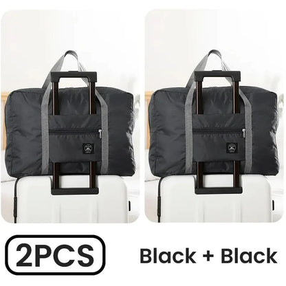 Foldable Travel Duffel Bags Two Pack For Carry On Luggage - Smarsty