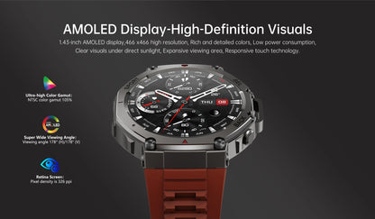 T-Rex 3 GPS Smart Watch with Altimeter and Waterproof Design - Smarsty