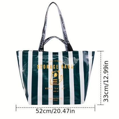 Waterproof Large Capacity Grocery Shopping Bag One Shoulder - Smarsty