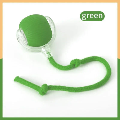 Rechargeable Cat Interactive Ball Toy With Faux Tail - Smarsty