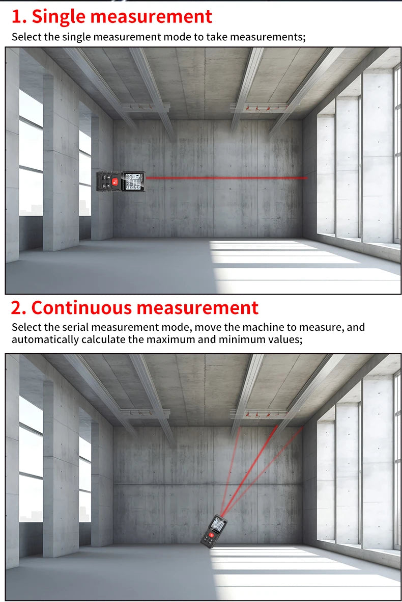 Snakol Laser Distance Meter with High Accuracy Measurement - Smarsty