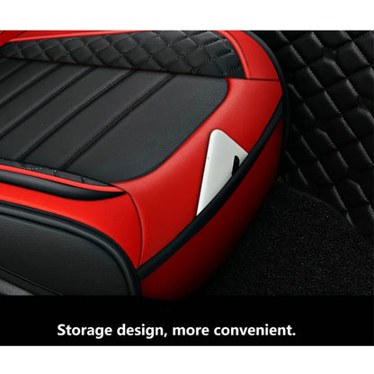 Easy Clean Faux Leather Car Seat Cover Universal Fit - Smarsty