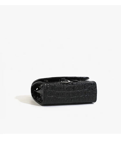 Luxurious Women's Sequined Crossbody Handbag With Chains - Smarsty