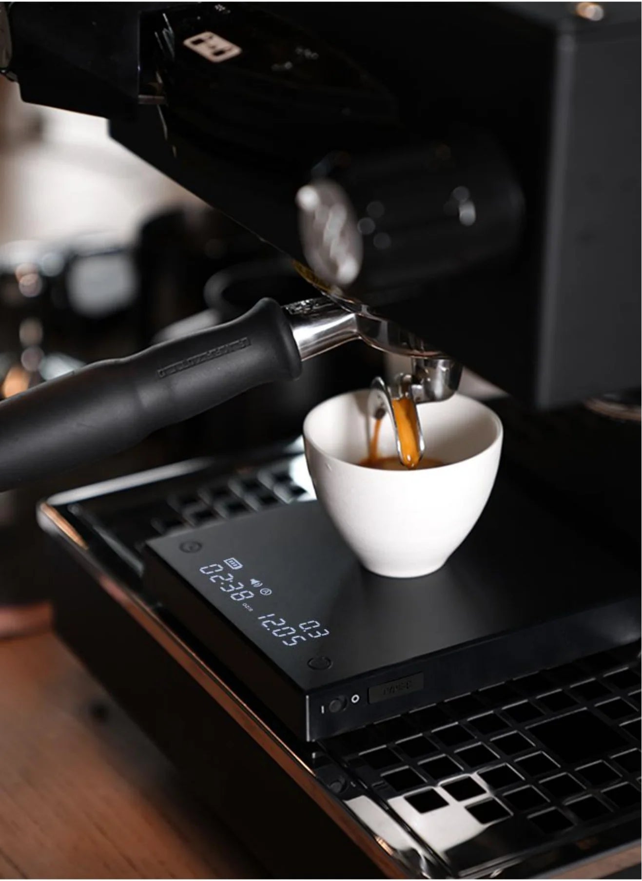 Timemore Black Mirror Digital Coffee Scale with LED Display - Smarsty