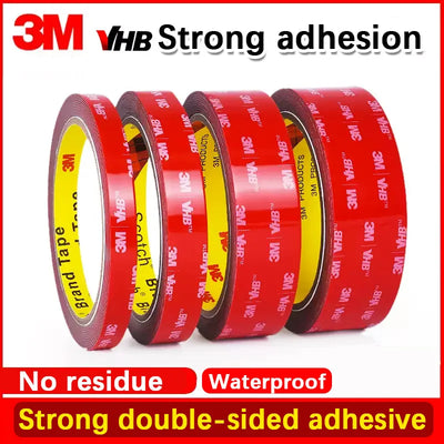 3M VHB double-sided adhesive stickers strong adhesive sponge tape car car VHB waterproof non-marking high viscosity fixed wall. - Smarsty
