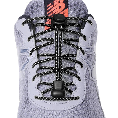 1 Pair round Elastic Shoelaces No-Tie Stretching Locking Lazy Laces for Various Shoe Accessories Suitable for All Sizes - Smarsty