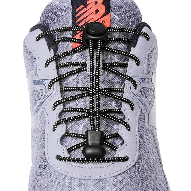 1 Pair round Elastic Shoelaces No-Tie Stretching Locking Lazy Laces for Various Shoe Accessories Suitable for All Sizes - Smarsty
