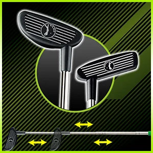 Kids Toy Golf Club Set with  LED Automatic Ball Returner, Golf Putting Mat Toddler Mini Golf Game Sports Gift for 3+  Boys Girls