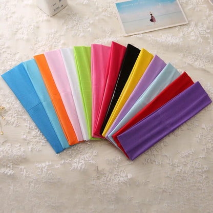 Stretchy Sports Yoga Headband Comfortable Breathable Cotton - Smarsty