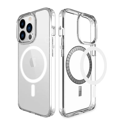 Smarsty Clear MagSafe Case for iPhone Pro Max and Regular Models -