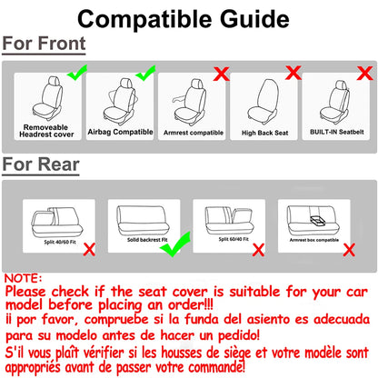 Universal Car Seat Covers Four Seasons Protection Polyester - Smarsty