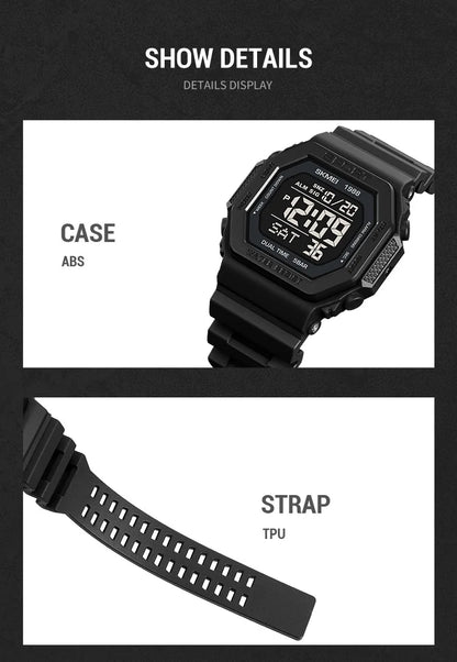 SKMEI Military Countdown Chrono Watch for Men - Smarsty