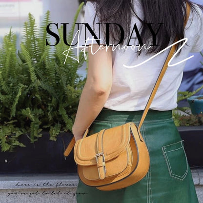 Boho Faux Leather Crossbody Bag For Women With Strap - Smarsty