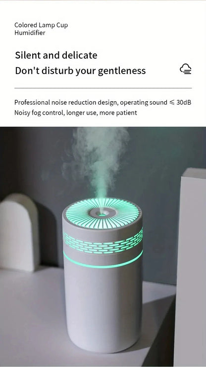 Portable USB Car Air Humidifier with LED Light - Smarsty