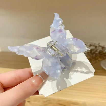 Butterfly Acetate Hair Clip Lightweight Gradient Tie Dye - Smarsty