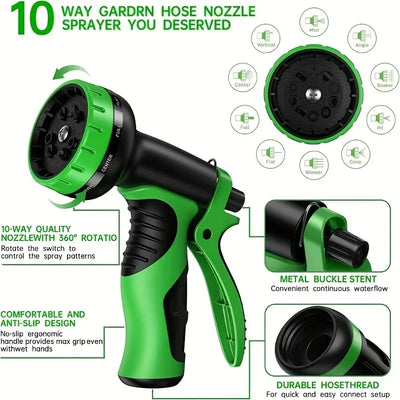 1Pcs 50FT/75FT/100FT Garden Telescopic Hose Expandable Multifunctional Water Gun High-Pressure Watering Gardening Tools - Smarsty