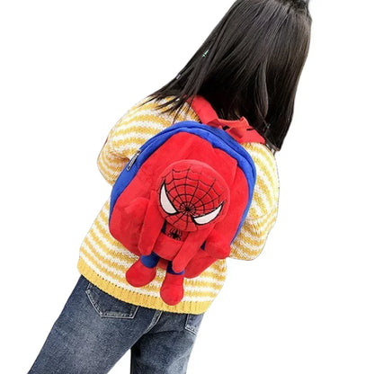 Cartoon cartoon fashion character backpack children casual plush backpack cute kindergarten boy and girl schoolbag gift - Smarsty