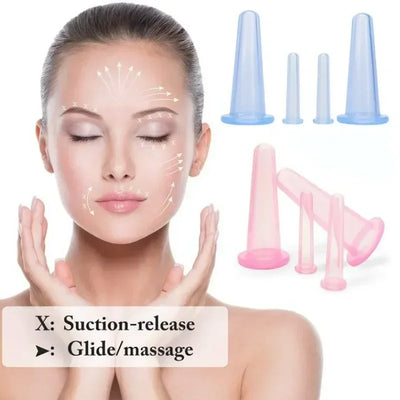 Silicone Vacuum Cupping Massage Jars for Anti Cellulite - Smarsty