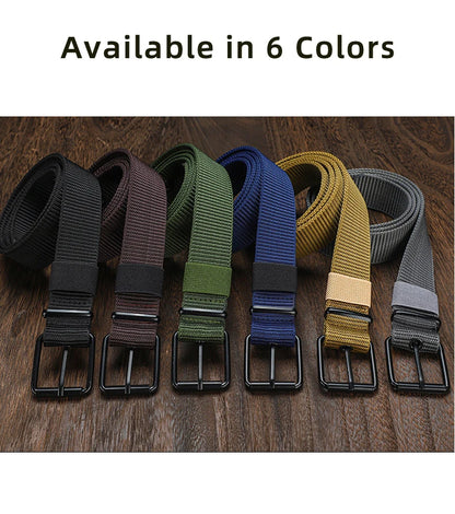 Unisex Canvas Belt Durable Outdoor Sports Pin Buckle - Smarsty
