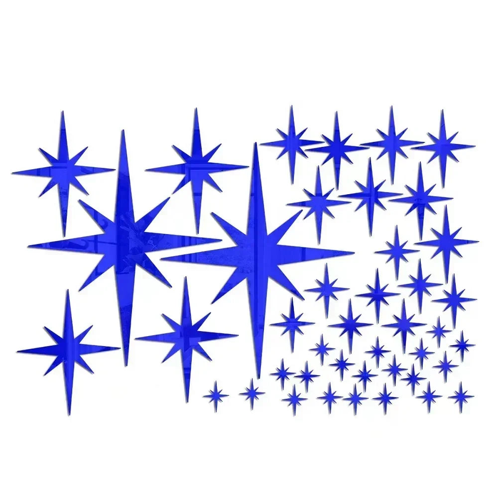 Star Mirror Wall Stickers for Stunning Home Decor - Smarsty