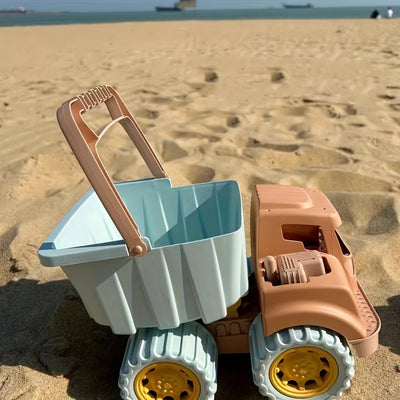 Beach Toys Construction Trucks for Toddler Toys Play Sand Toys Construction Cars for Boys Girls Dump Tractor Toy with Loader by Smarsty