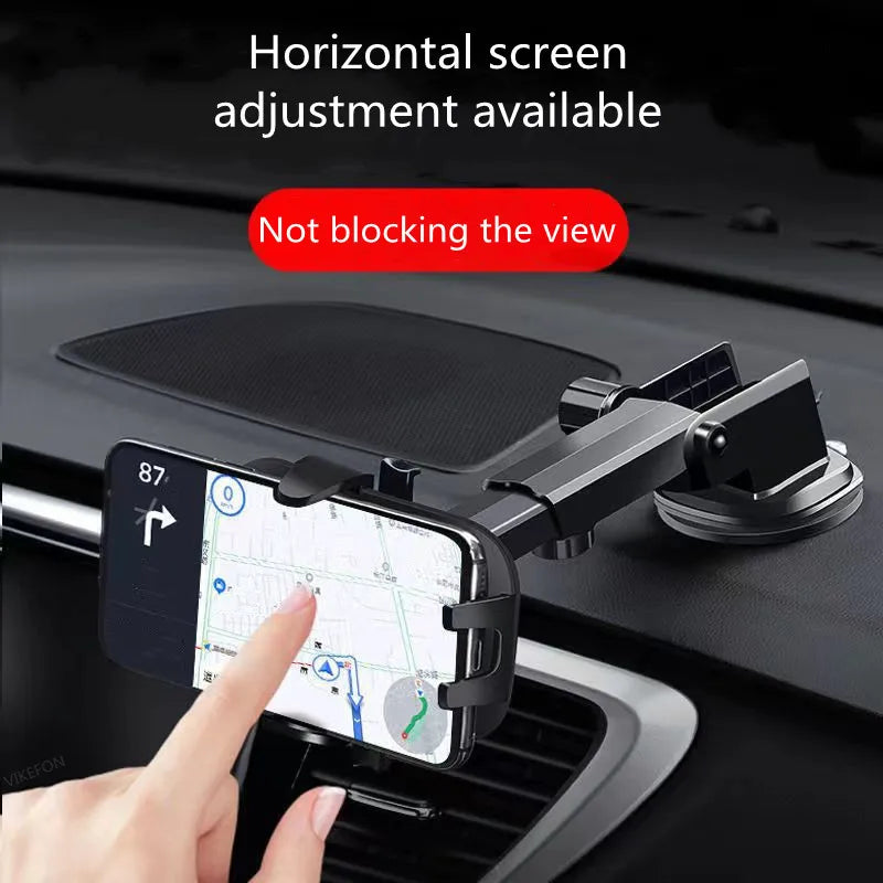 Universal Car Phone Holder With 360 Degree Rotation Suction - Smarsty
